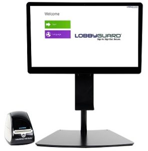 LobbyGuard Defender unit with printer